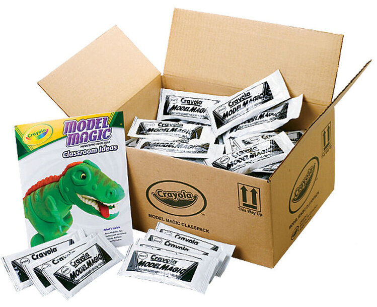 CRAYOLA Crayola Model Magic Classpacks – Lightweight Modeling Material for Classrooms
