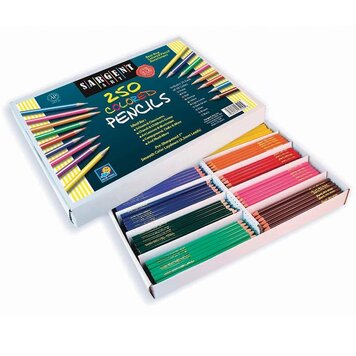 SARGENT ART Sargent Art Colored Pencils Classroom Set 250 Count