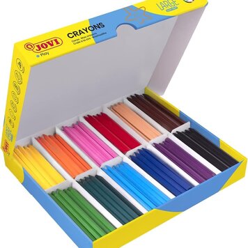 JOVI Jovi Plastic Hex Crayons Classpack