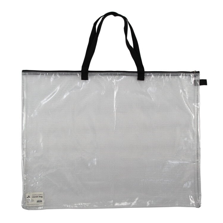 ART ALTERNATIVES Art Alternatives Vinyl Mesh Bag – Durable & Transparent Art Supply Storage