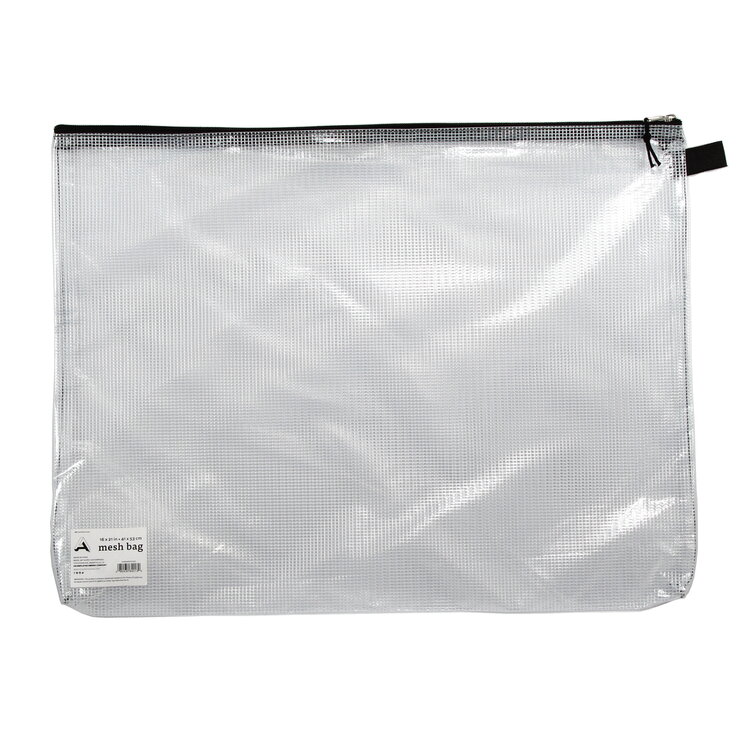 ART ALTERNATIVES Art Alternatives Vinyl Mesh Bag – Durable & Transparent Art Supply Storage