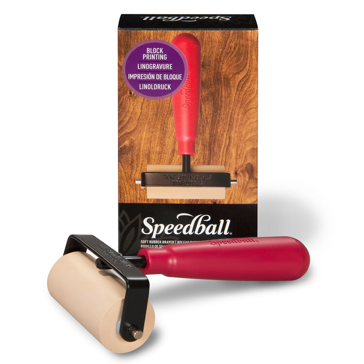 SPEEDBALL ART PRODUCTS Deluxe Soft Rubber Brayer