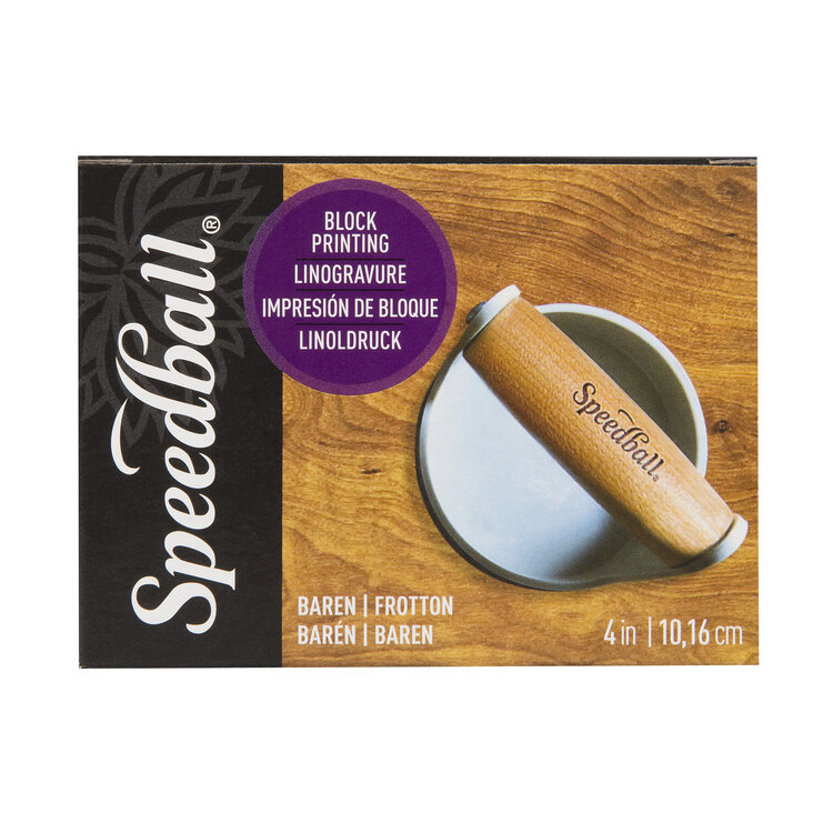 SPEEDBALL ART PRODUCTS Speedball Baren – Teflon-Covered Hand Press for Block Printing