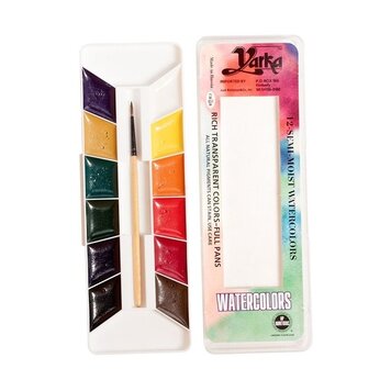 JACK RICHESON Yarka Semi-Moist Watercolor Set 12 Colors