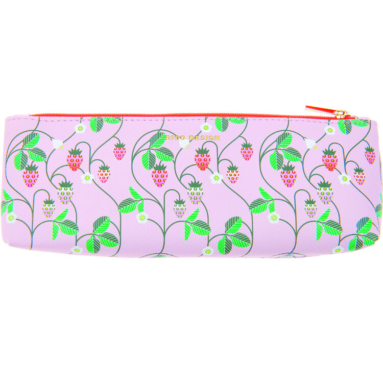RICO DESIGN Rico Designs Pencil Cases – Adorable Polyurethane Zip Pouches (7.9" x 3")