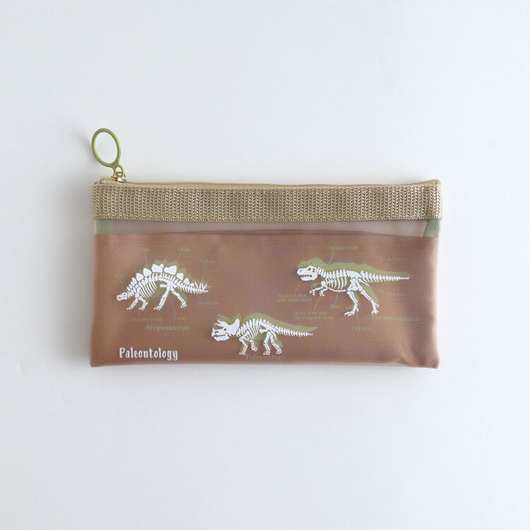 GREEN FLASH Green Flash Study Holic Mesh Pouches – Triple-Layered with Cute Animal Designs