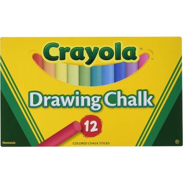 CRAYOLA Crayola Colored Drawing Chalk 12 Count