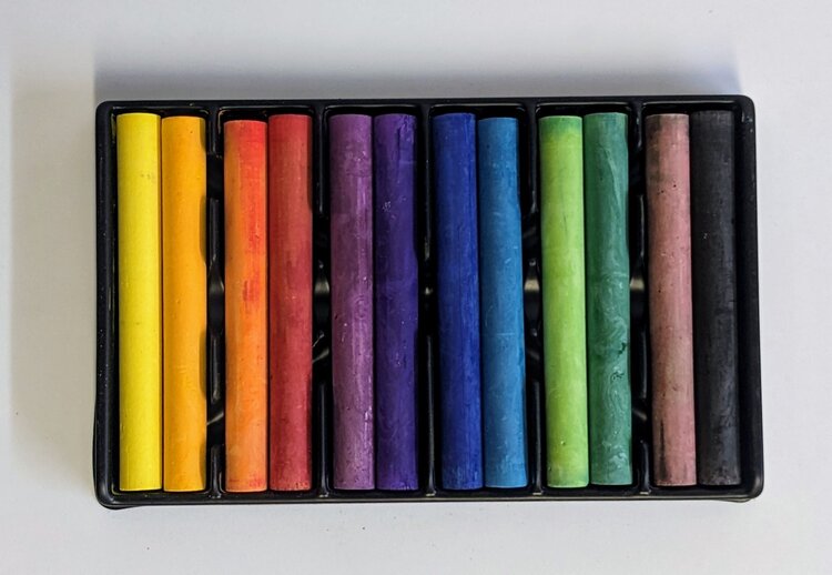 CRAYOLA Crayola Colored Chalk – Vivid, Blendable Colors for Paper & Art Surfaces