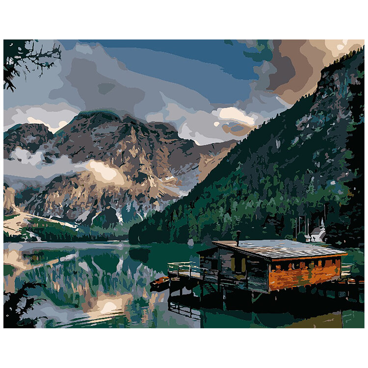 WINNIE'S PICKS Winnie’s Picks Paint by Number Kit – 16" x 20" Canvas with Acrylic Paints & Brushes