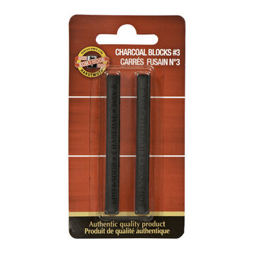 KOH-I-NOOR CHARCOAL BLOCKS DEGREE 3 PACK OF 2