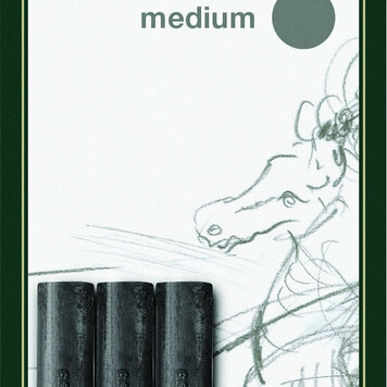 FABER-CASTELL USA Faber-Castell Pitt Compressed Charcoal Stix