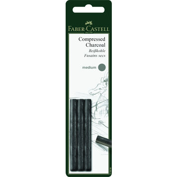FABER-CASTELL USA Faber-Castell Pitt Compressed Charcoal Stix