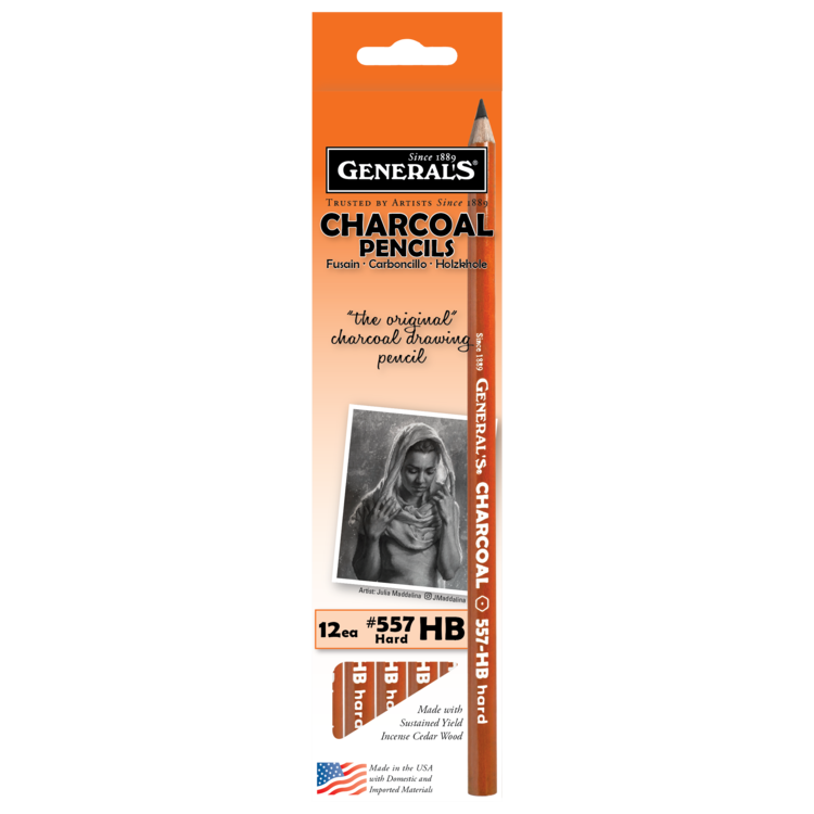 GENERAL PENCIL CO., INC. General’s Charcoal Pencils – Assorted Grades