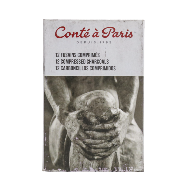 CONTE OF PARIS Conte à Paris Compressed Charcoal Sticks – Professional Drawing Charcoal