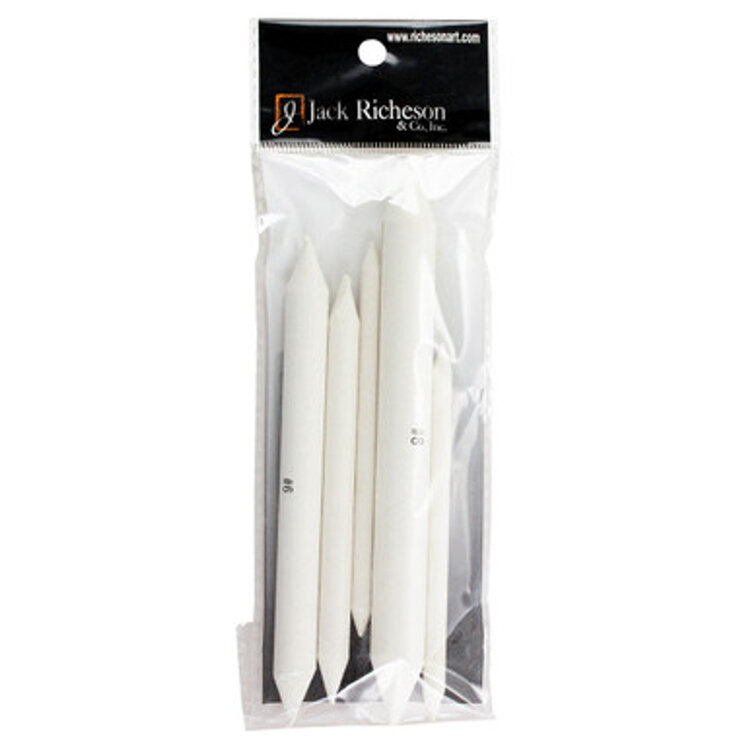 JACK RICHESON Jack Richeson Stomp Blenders – Double-Ended Paper Tools for Blending