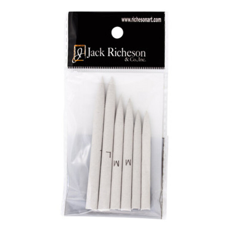 JACK RICHESON Jack Richeson Spiral-Wound Tortillions – Blending Tools for Pastel & Charcoal