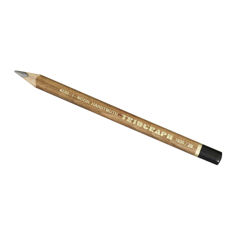 KOH-I-NOOR Koh-i-noor Triangular Graphite Pencil Set – 2B, 4B, 6B, 10.5mm Core