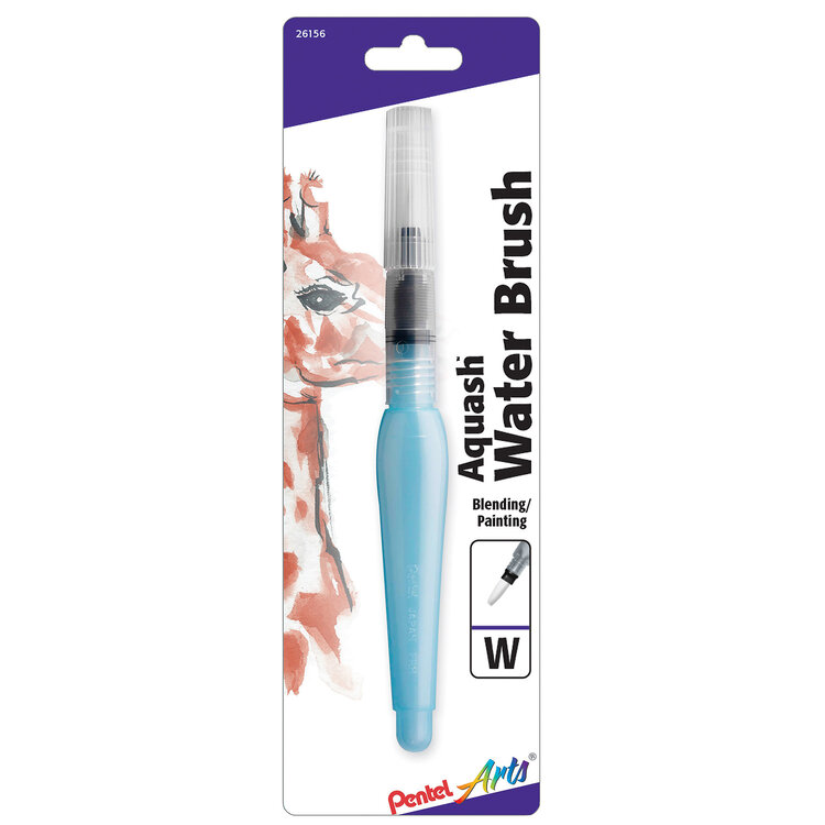 PENTEL Pentel Aquash Water Brush – Nylon Bristle Brush Pen for Watercolor Techniques