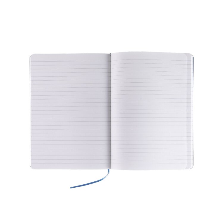 FABRIANO Fabriano EcoQua Notebook – 80 Sheets, FSC Paper, Stitch-Bound with Elastic Closure
