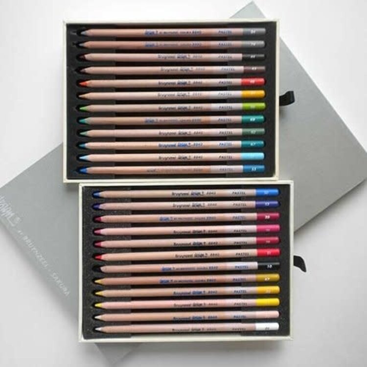 ROYAL TALENS NORTH AMERICA Bruynzeel Pastel Pencils – Blendable 3.8 mm Core for Soft, Water-Soluble Color