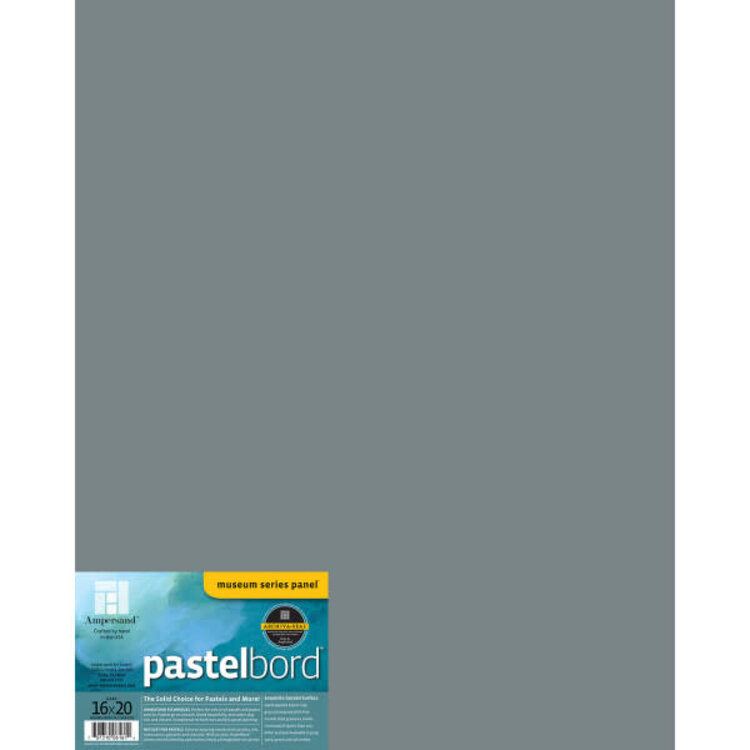 AMPERSAND ART SUPPLY Ampersand Pastelbord – Versatile Surface for Pastel & Acrylic, Wet or Dry Use