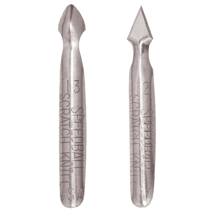 SPEEDBALL ART PRODUCTS Speedball Scratchboard Nibs – #112 Fine Point & #113 Broad Tip for Penholders