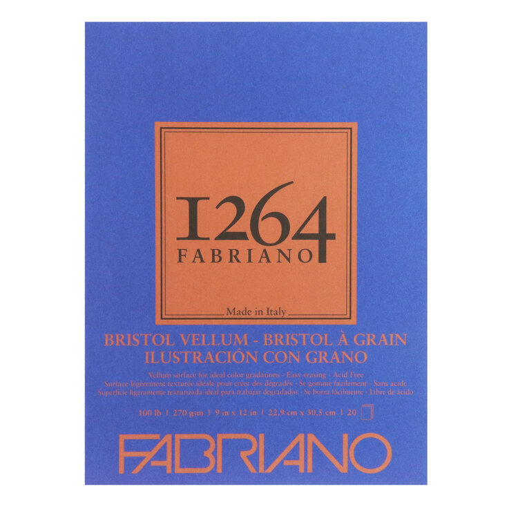 FABRIANO Fabriano 1264 Glue-Bound Bristol Paper Pad