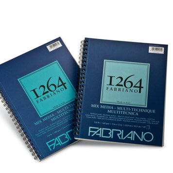 FABRIANO 1264 Spiral Bound Mixed Media Pad