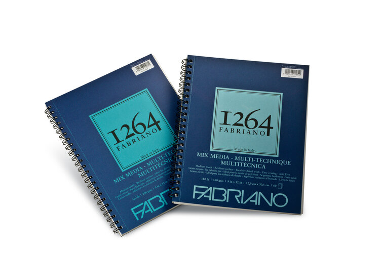 FABRIANO Fabriano 1264 Spiral Bound Mixed Media Pad