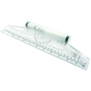 C-THRU RULER Westcott 12″ Rolling Ruler