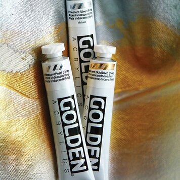 GOLDEN ARTISTS COLORS CO Golden Heavy Body Acrylic 2oz Iridescent Colors