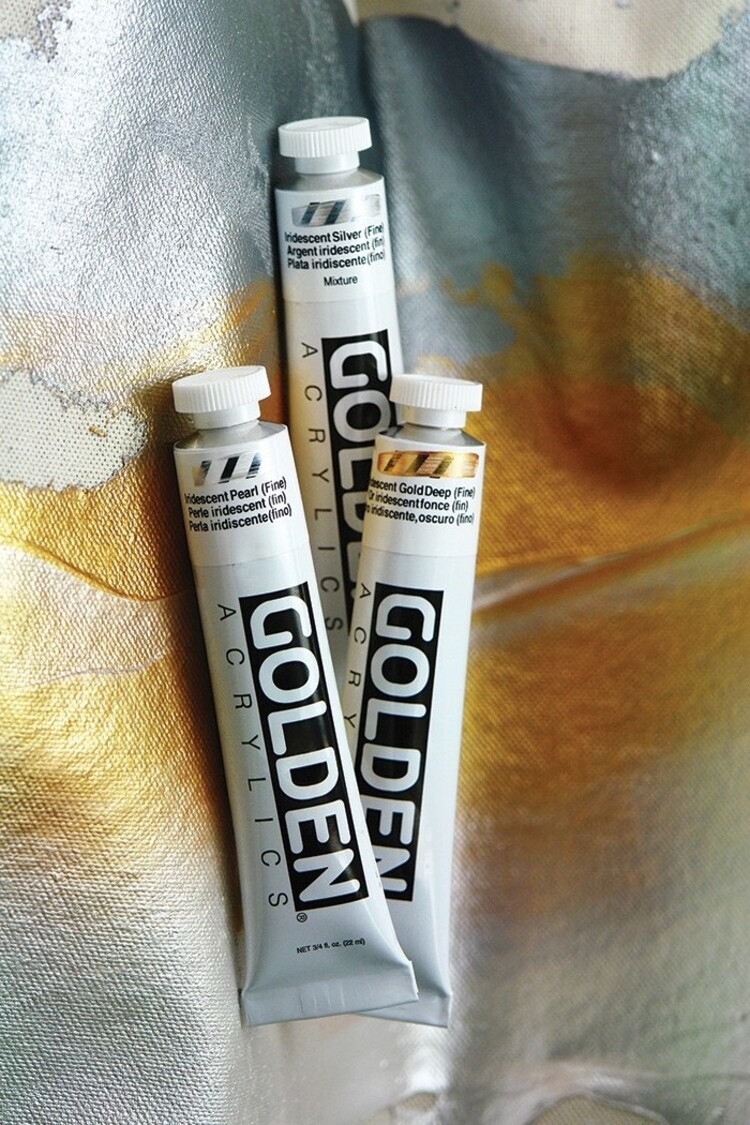 GOLDEN ARTISTS COLORS CO Golden Heavy Body Acrylic 2oz Iridescent Colors