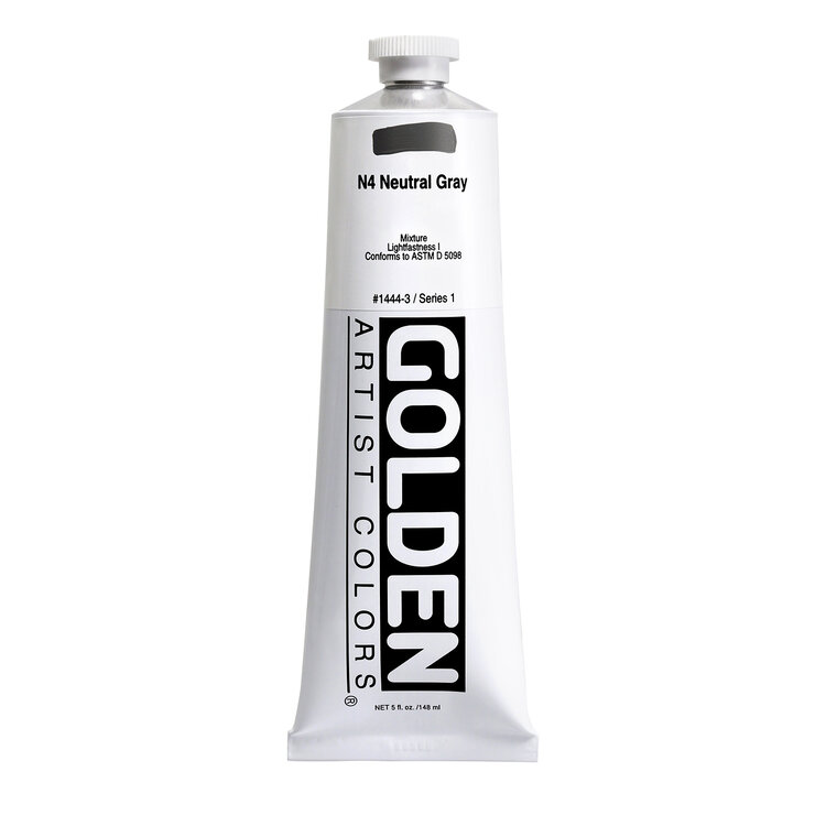 GOLDEN ARTISTS COLORS CO Golden Heavy Body Acrylic 2oz Neutral Grays