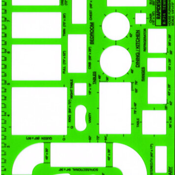 CHARTPAK, INC. Rapidesign Furniture & Appliance Layout Template