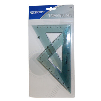 C-THRU RULER Calibrated Triangle Set