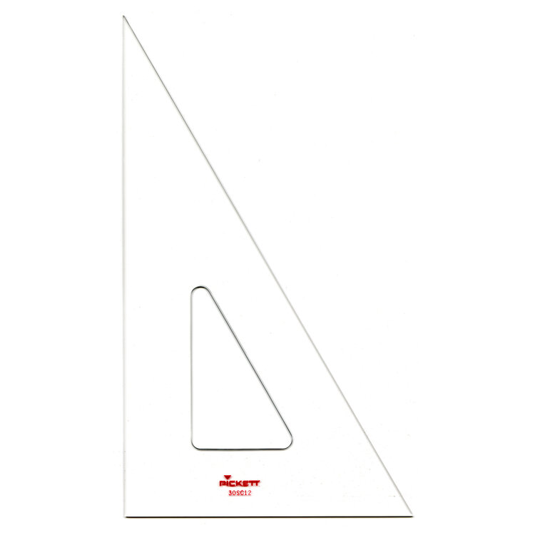 PICKETT Pickett Acrylic Triangle – Precision Drafting and Measuring Tool