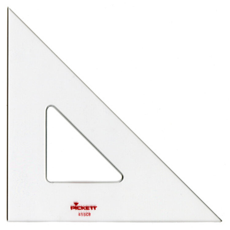 PICKETT Pickett Acrylic Triangle – Precision Drafting and Measuring Tool