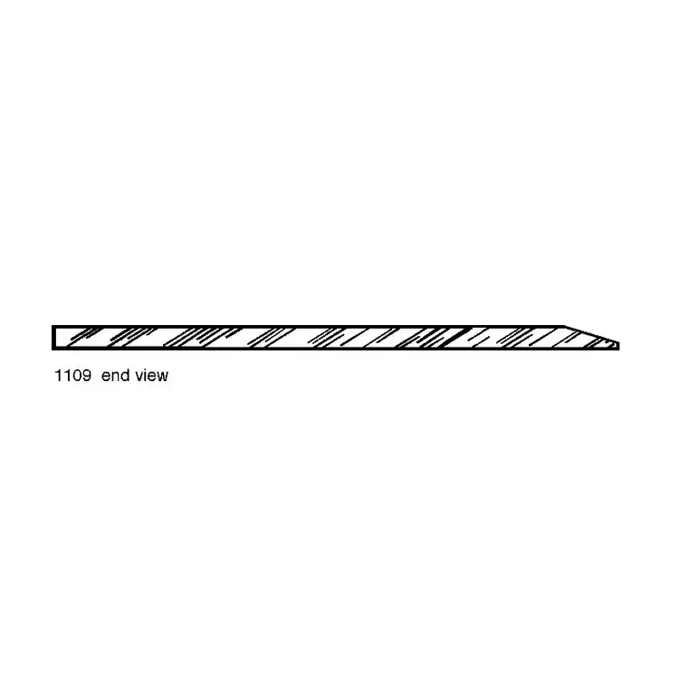 ALVIN Stainless Steel Cutting Ruler – Beveled Edge & Non-Glare Finish