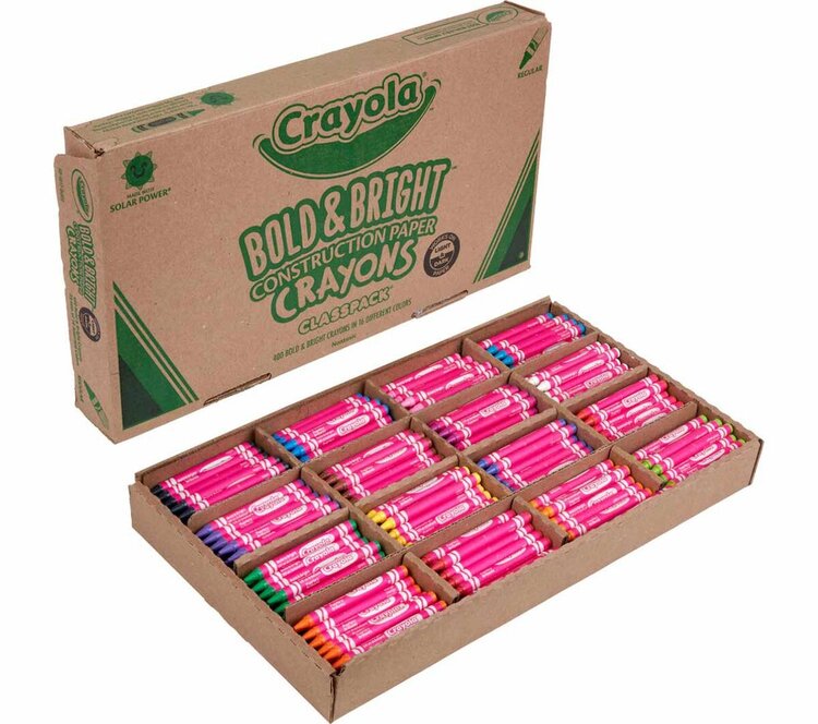 CRAYOLA Crayola Crayon Classpacks – Bulk Crayon Sets for Classrooms & Groups