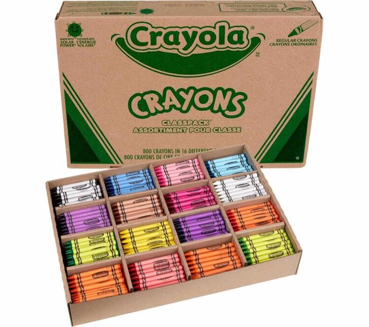 CRAYOLA Crayola Crayon Classpacks – Bulk Crayon Sets for Classrooms & Groups