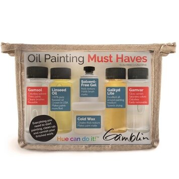 GAMBLIN ARTISTS COLORS CO Oil Painting Mediums Must Have Set