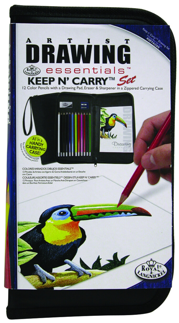 ROYAL & LANGNICKEL Keep N’ Carry Art Sets – Portable Drawing, Painting & Sketching Kits