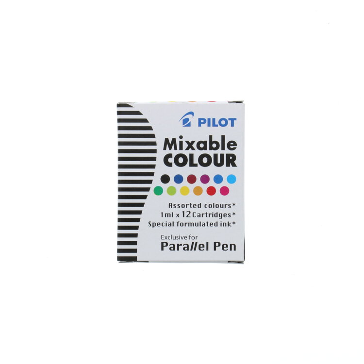 PILOT Pilot Parallel Pen Ink Refills – Mixable Color Ink Sets (6 or 12 Pack)