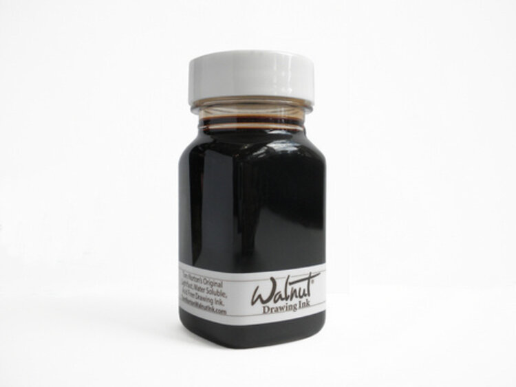 TOM NORTON Tom Norton Walnut Drawing Ink – Lightfast, Water-Soluble Sepia Ink