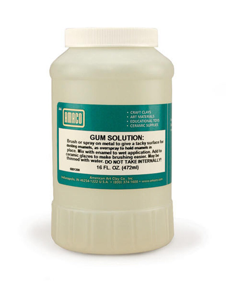 AMACO AMACO® Gum Solution – Glaze Additive for Improved Brushability