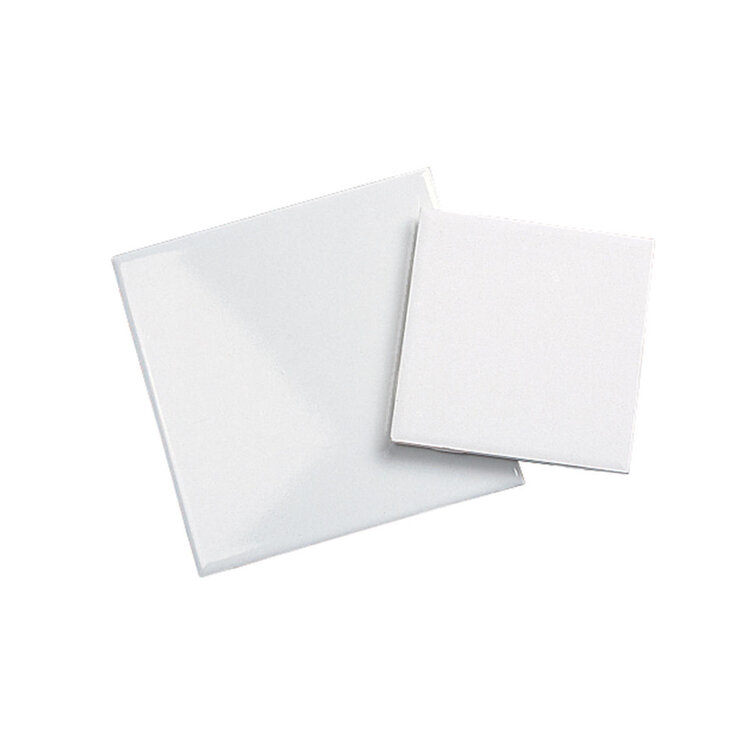 AMACO Bright White Bisque Tiles – Low Fire Ceramic Tiles for Decorating (4.25" or 6")