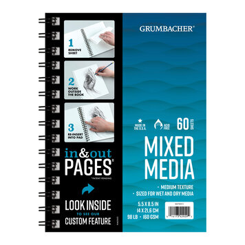 GRUMBACHER Grumbacher Side Bound Mix Media Pads