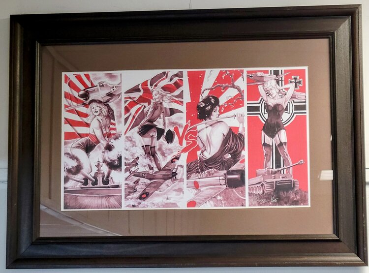 ARTIST CORNER FRAMED LADIES 24 X 36