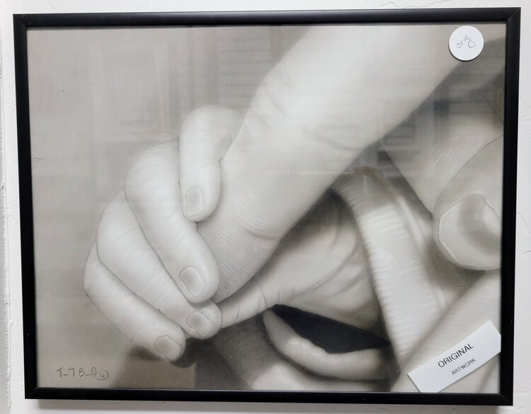 ARTIST CORNER FRAMED HANDS ORIGINAL 11X14