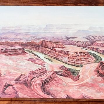 ARTIST CORNER FRAMED DEAD HORSE POINT 18X36
